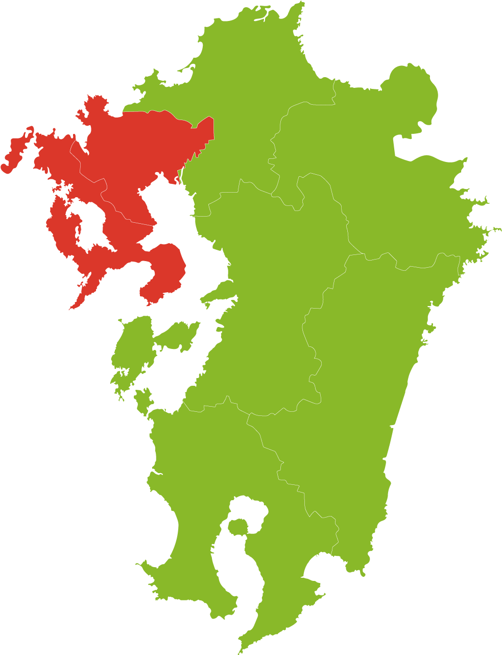 佐賀・長崎地図